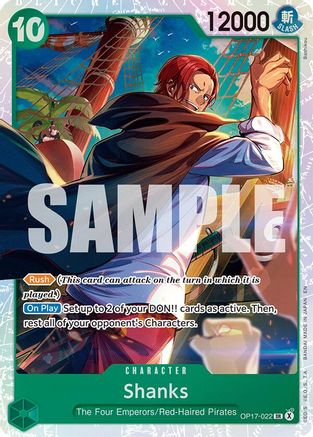 Shanks (022) (OP17-022) (Foil)