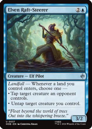 Elven Raft-Steerer (HOB-037)
