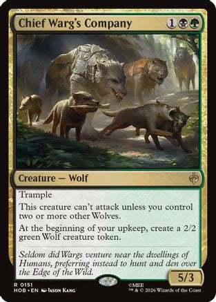 Chief Warg's Company (HOB-151) (Foil)