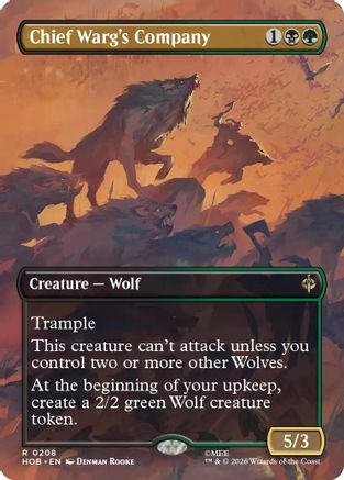 Chief Warg's Company (Borderless) (HOB-208)