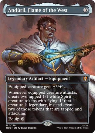 Anduril, Flame of the West (Borderless) (HOC-039)