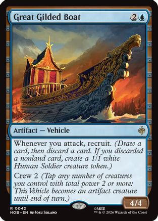 Great Gilded Boat (HOB-042)