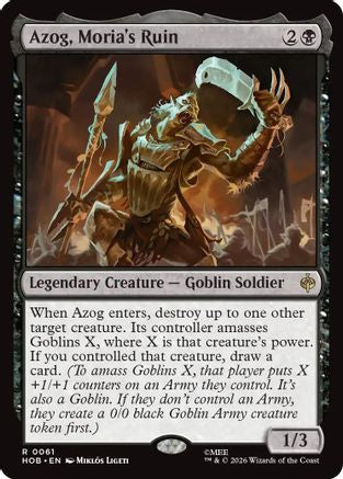 Azog, Moria's Ruin (HOB-061) (Foil)