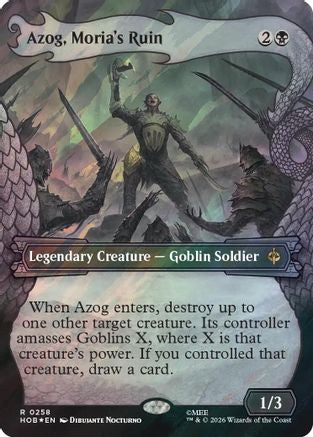 Azog, Moria's Ruin (Showcase) (Surge Foil) (HOB-258)