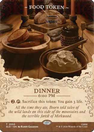 Food Token (2550) (SLD-2550) (Foil)