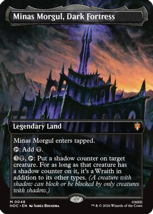 Minas Morgul, Dark Fortress (Borderless) (HOC-048) (Foil)