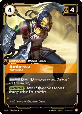 Ambessa, The Wolf (VEN-084) (Foil)