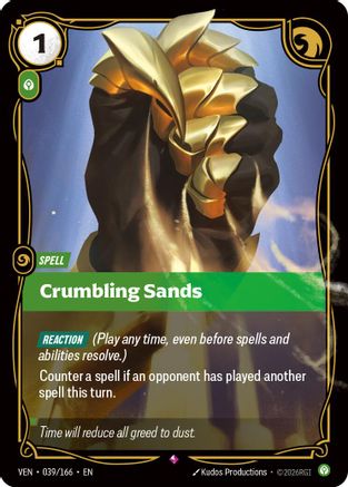 Crumbling Sands (VEN-039) (Foil)