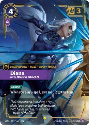 Diana, No Longer Human (Overnumbered) (VEN-183) (Foil)