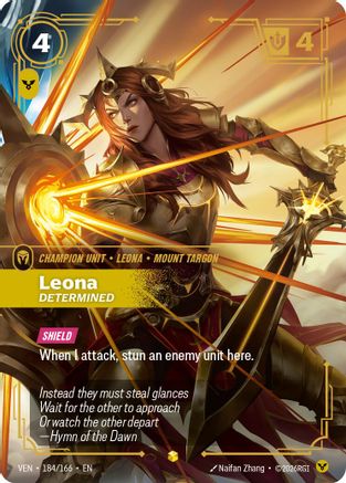 Leona, Determined (VEN-184) (Foil)