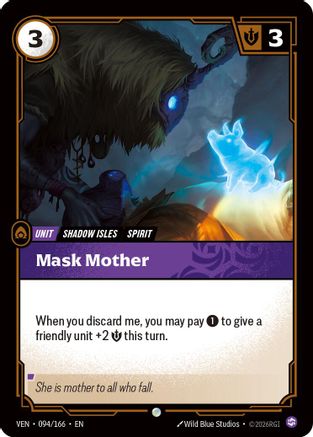 Mask Mother (VEN-094) (Foil)