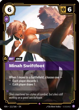 Minah Swiftfoot (VEN-111) (Foil)