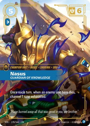 Nasus, Guardian of Knowledge (Overnumbered) (VEN-178) (Foil)