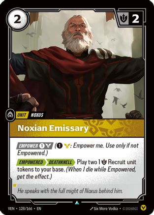 Noxian Emissary (VEN-128) (Foil)