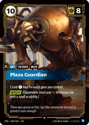 Plaza Guardian (VEN-064) (Foil)