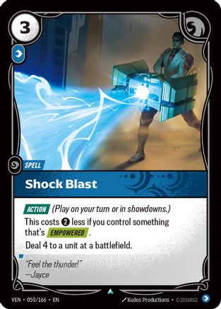 Shock Blast (VEN-059) (Foil)