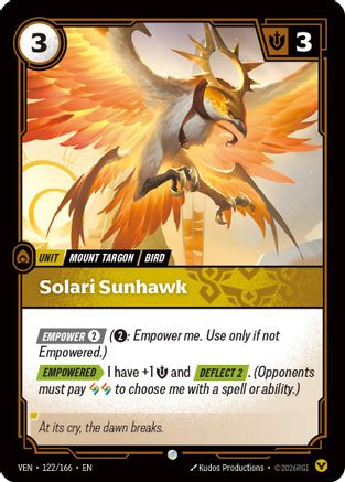 Solari Sunhawk (VEN-122) (Foil)