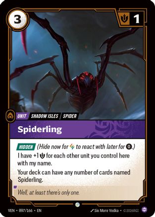 Spiderling (VEN-097) (Foil)