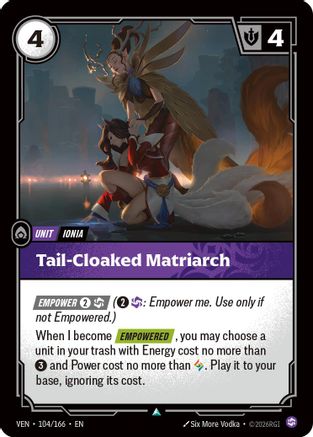 Tail-Cloaked Matriarch (VEN-104) (Foil)
