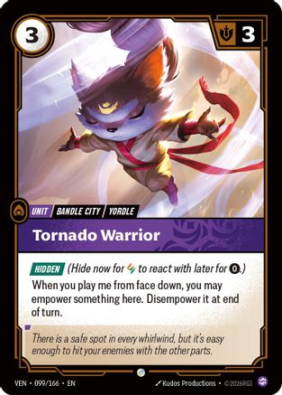 Tornado Warrior (VEN-099) (Foil)