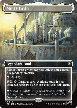 Minas Tirith (Borderless) (HOC-049) (Foil)