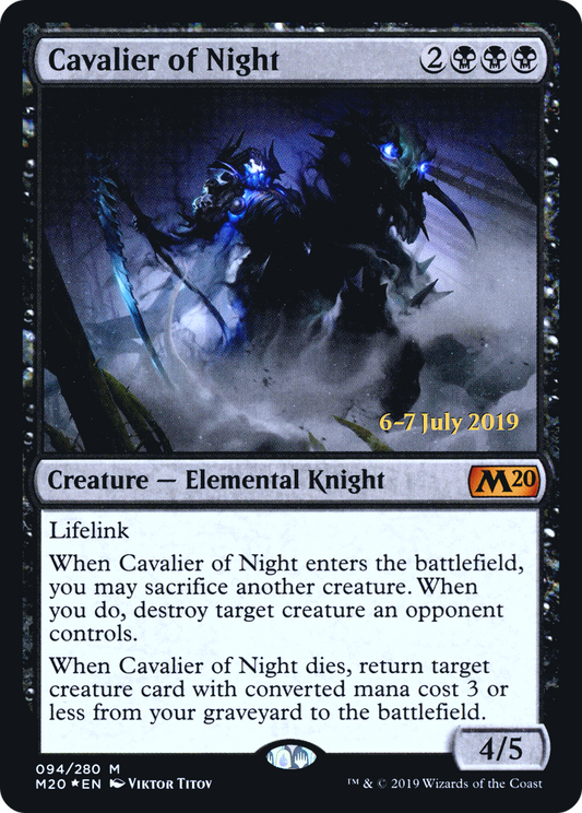 Cavalier of Night (PRE-94S) (Foil)