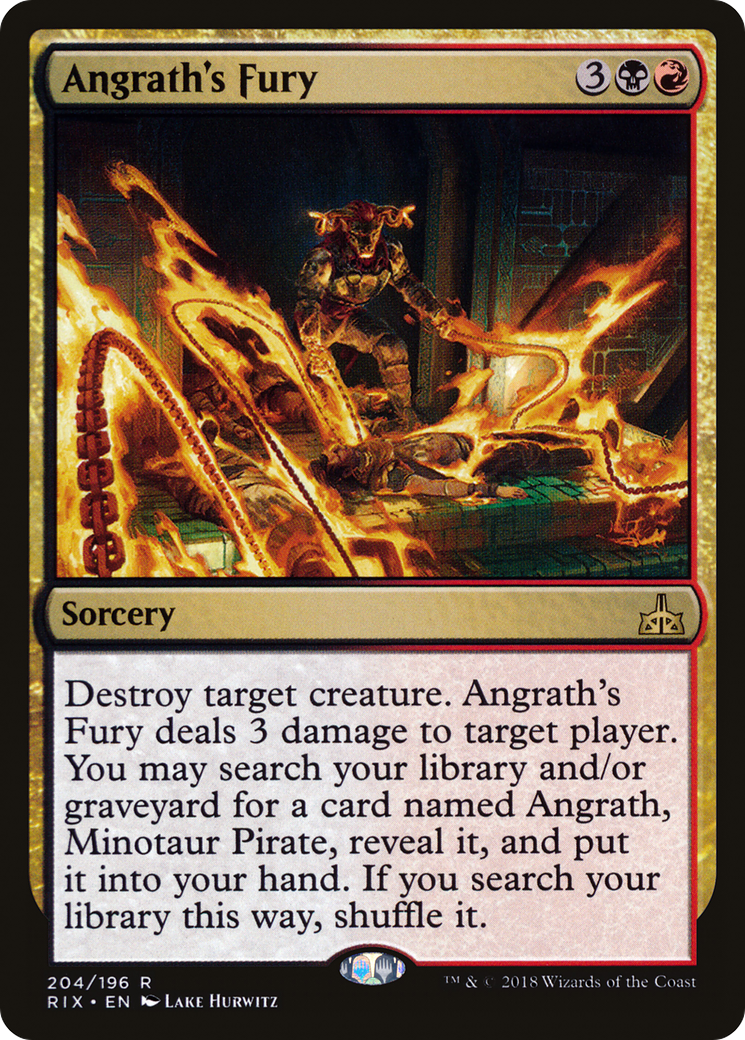 Angrath's Fury (RIX-204)