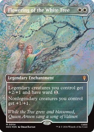 Flowering of the White Tree (Borderless) (Surge Foil) (HOC-054)