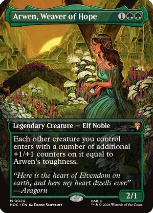 Arwen, Weaver of Hope (Borderless) (HOC-024)