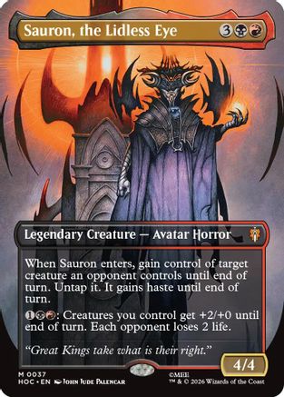 Sauron, the Lidless Eye (Borderless) (HOC-037)