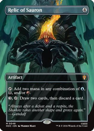 Relic of Sauron (Borderless) (HOC-046) (Foil)