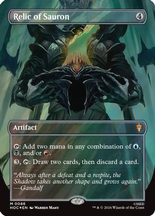 Relic of Sauron (Borderless) (Surge Foil) (HOC-086)