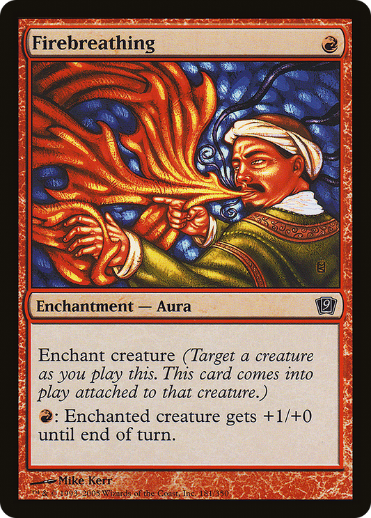 Firebreathing (9ED-181★) (Foil)