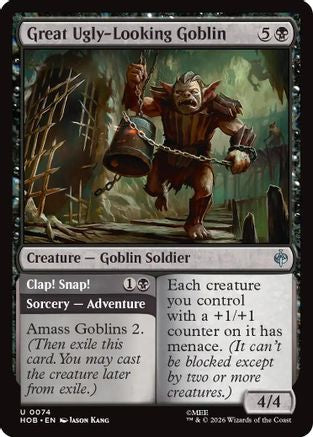 Great Ugly-Looking Goblin (Showcase) (Surge Foil) (HOB-259)