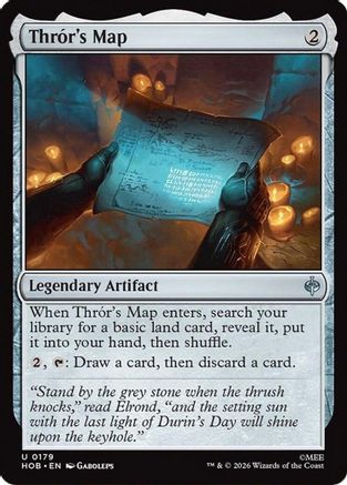 Thror's Map (HOB-179) (Foil)