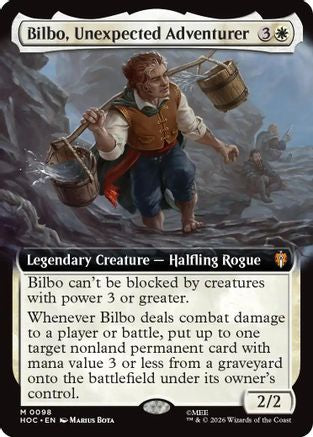 Bilbo, Unexpected Adventurer (Extended Art) (HOC-098) (Foil)