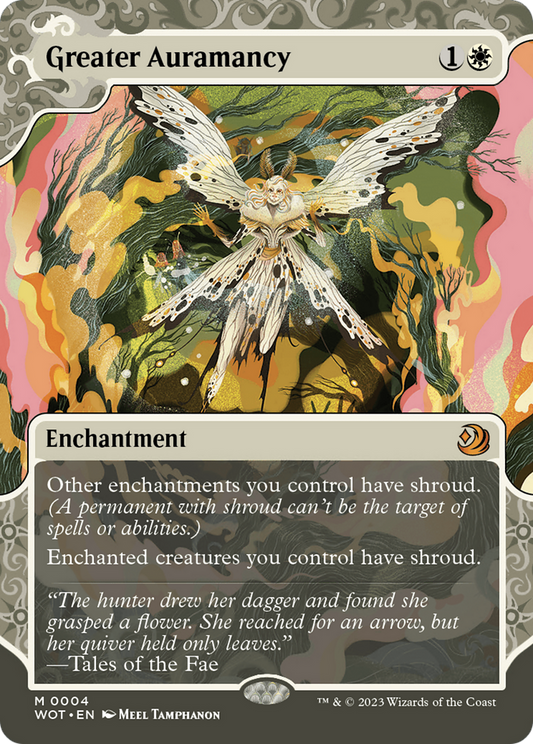 Greater Auramancy (WOT-004) (Showcase) (Borderless) (Foil)