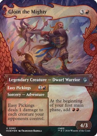 Gloin the Mighty (Showcase) (Surge Foil) (HOB-263)