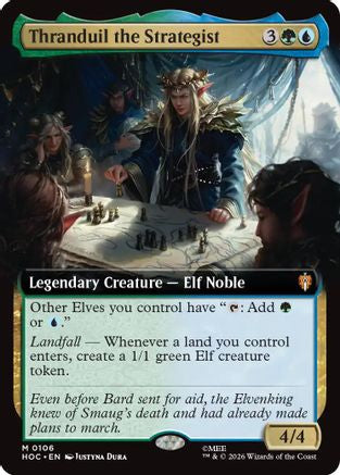 Thranduil the Strategist (Extended Art) (HOC-106) (Foil)