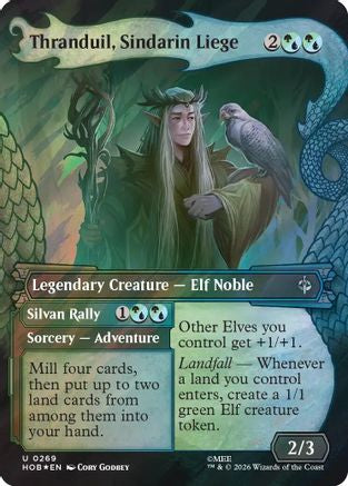 Thranduil, Sindarin Liege (Showcase) (Surge Foil) (HOB-269)