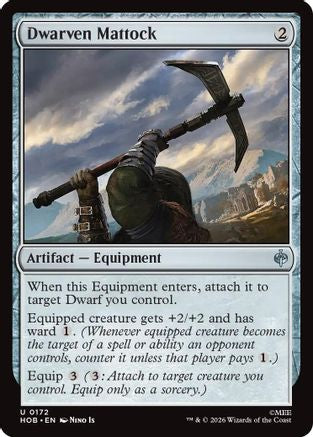 Dwarven Mattock (HOB-172) (Foil)