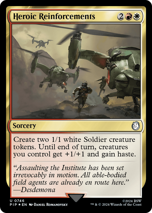 Heroic Reinforcements (PIP-746) (Surge Foil)
