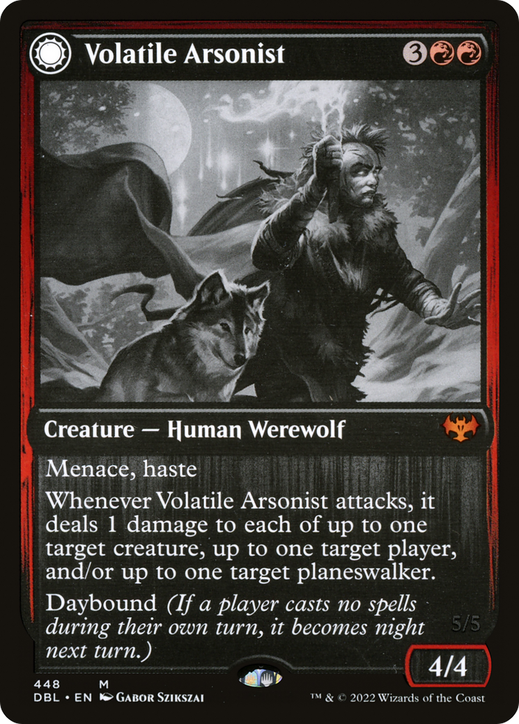 Volatile Arsonist // Dire-Strain Anarchist (DBL-448) (Foil)