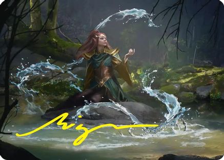 Mirkwood Meditator Art Card (Gold-Stamped Signature) (ASHOB-010)