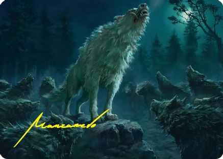 Reverent Howl Art Card (Gold-Stamped Signature) (ASHOB-016)