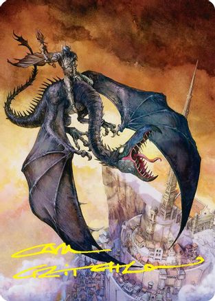Witch-king, Bringer of Ruin Art Card (Gold-Stamped Signature) (ASHOB-032)