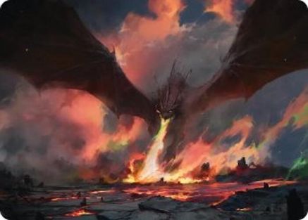 Smaug, the Great Calamity Art Card (ASHOB-017)