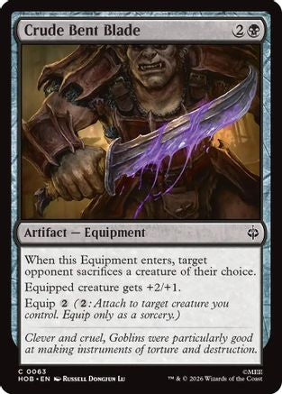 Crude Bent Blade (HOB-063) (Foil)