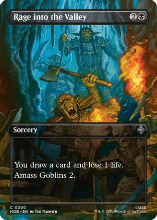 Rage into the Valley (Borderless) (HOB-200) (Foil)