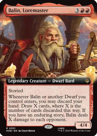 Balin, Loremaster (Extended Art) (HOB-301)